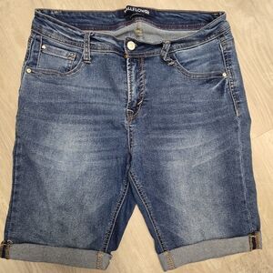 Blue Denim Shorts